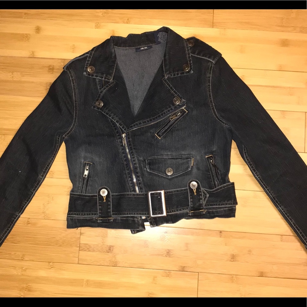 Bailey's Point Crop Jean Jacket
